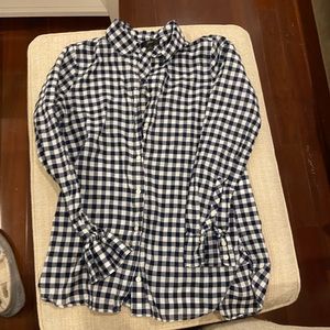 Jcrew gingham button up shirt